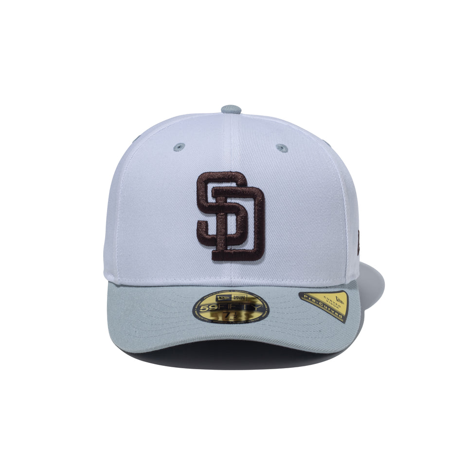 PC 59FIFTY Ice Age サンディエゴ・パドレス クーパーズタウン オプティックホワイト スノーグレーバイザー