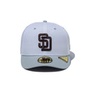 PC 59FIFTY Ice Age サンディエゴ・パドレス クーパーズタウン オプティックホワイト スノーグレーバイザー