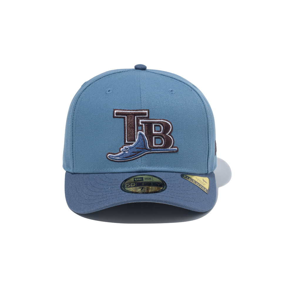 PC 59FIFTY Ice Age タンパベイ・デビルレイズ クーパーズタウン フェーデッドブルー スレートバイザー