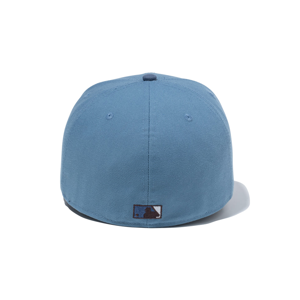 PC 59FIFTY Ice Age タンパベイ・デビルレイズ クーパーズタウン フェーデッドブルー スレートバイザー
