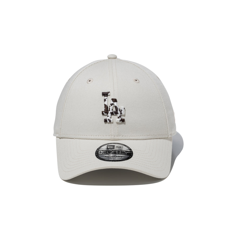 9FORTY Animal Logo ロサンゼルス・ドジャース アイボリー