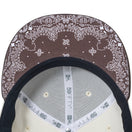 59FIFTY Paisley Undervisor サンディエゴ・パドレス クローム ウォルナット ペイズリーアンダーバイザー