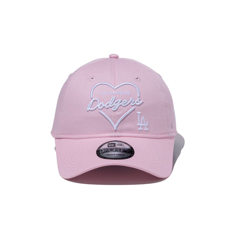 9FORTY アンストラクチャード Heart ロサンゼルス・ドジャース ピンク