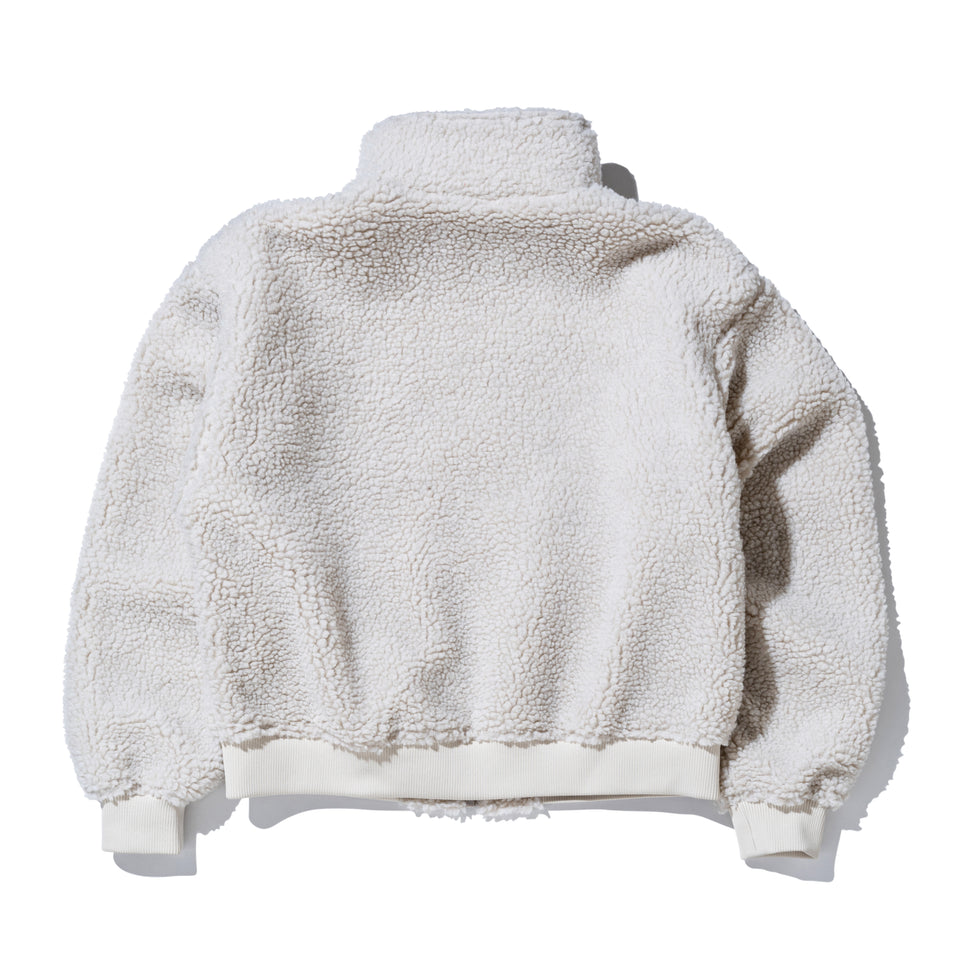 Women's ボアブルゾン ストーン