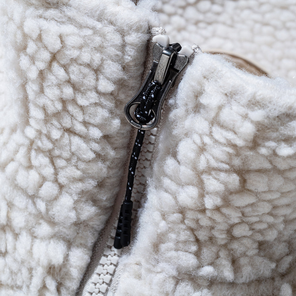 Women's ボアブルゾン ストーン