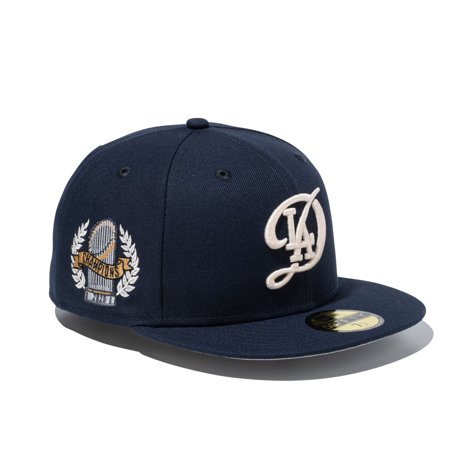 59FIFTY World Series Champion 2025 ロサンゼルス・ドジャース シティーコネクトロゴ ナイトシフトネイビー