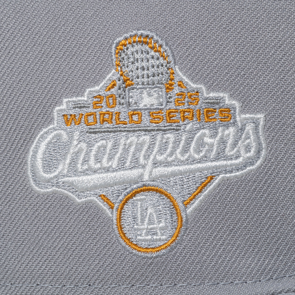 59FIFTY World Series Champion 2025 ロサンゼルス・ドジャース シティーコネクトロゴ グレー