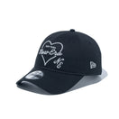 9FORTY アンストラクチャード Heart クラシックロゴ ブラック