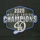 59FIFTY World Series Champion 2025 ロサンゼルス・ドジャース ダークシーウィード