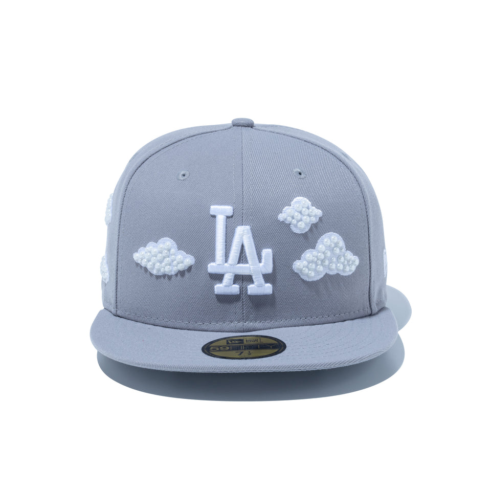 59FIFTY 59FIFTY DAY Memorial Collection ロサンゼルス・ドジャース Pearl Cloud グレー