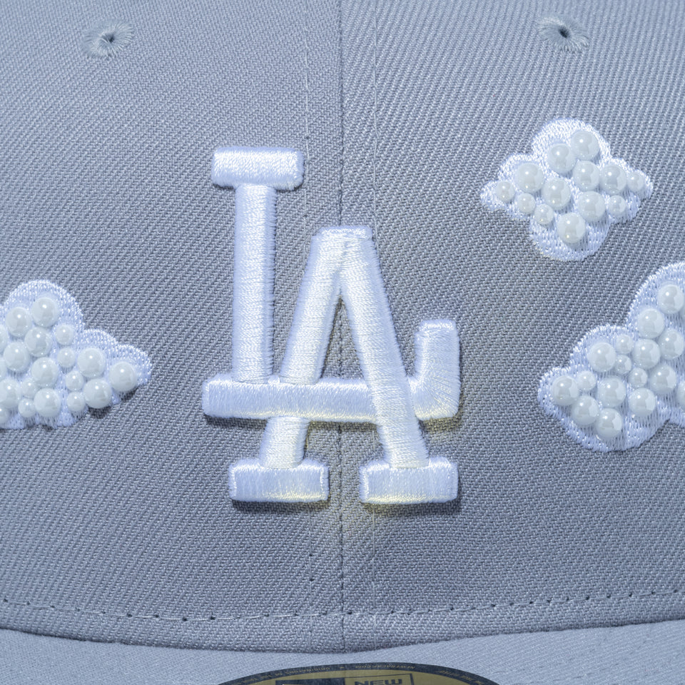 59FIFTY 59FIFTY DAY Memorial Collection ロサンゼルス・ドジャース Pearl Cloud グレー