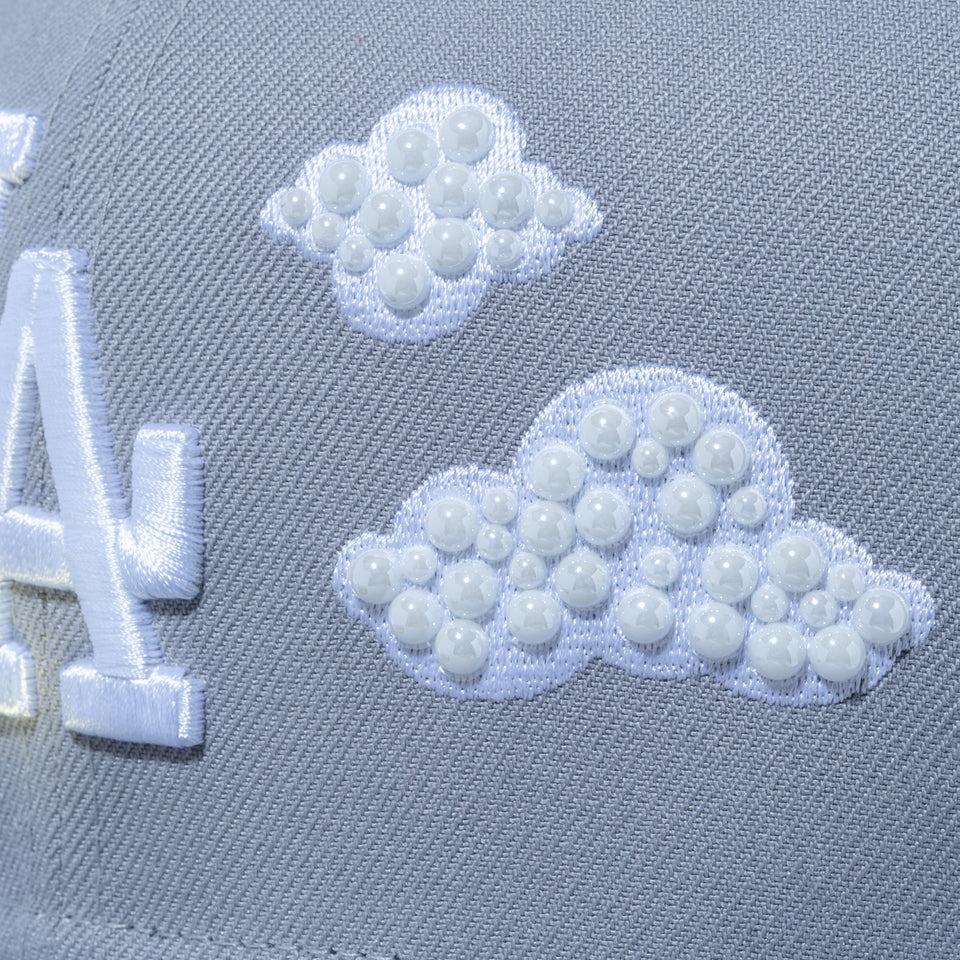 59FIFTY 59FIFTY DAY Memorial Collection ロサンゼルス・ドジャース Pearl Cloud グレー