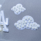 59FIFTY 59FIFTY DAY Memorial Collection ロサンゼルス・ドジャース Pearl Cloud グレー