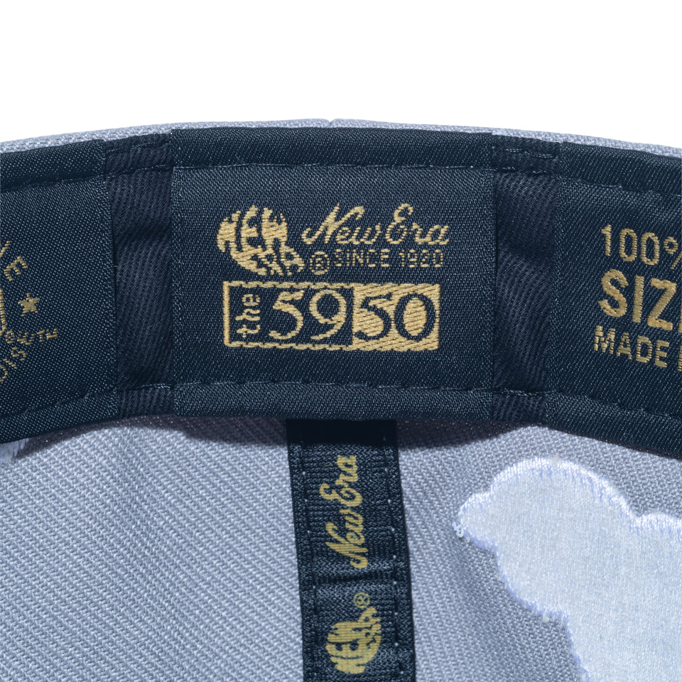 59FIFTY 59FIFTY DAY Memorial Collection ロサンゼルス・ドジャース Pearl Cloud グレー