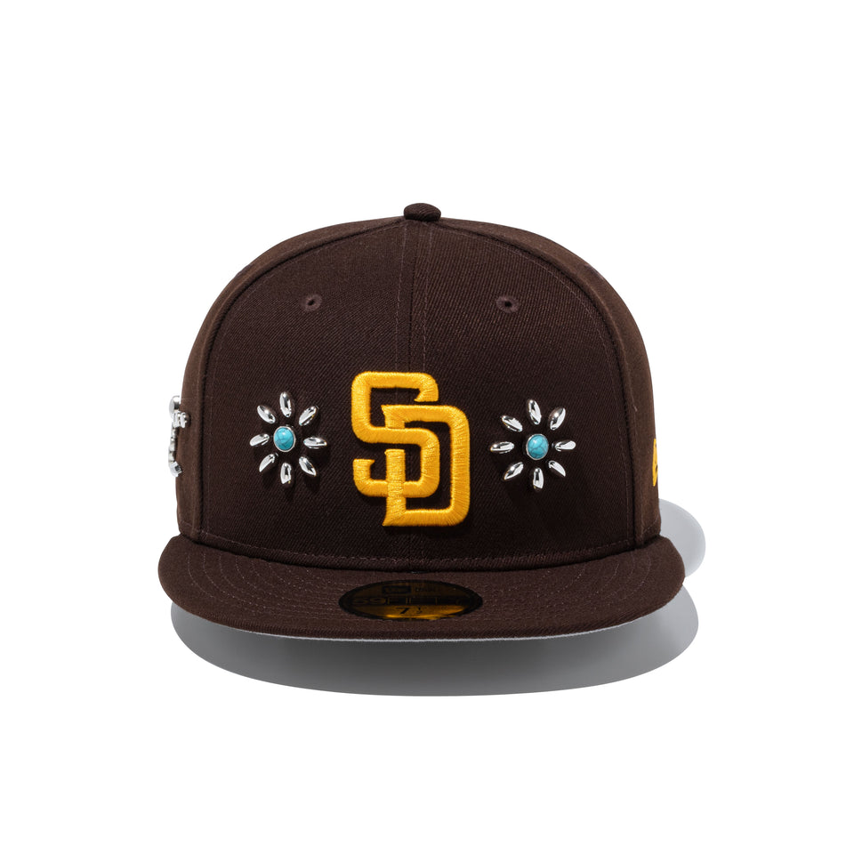 59FIFTY Studs サンディエゴ・パドレス バーントウッド | ニューエラ