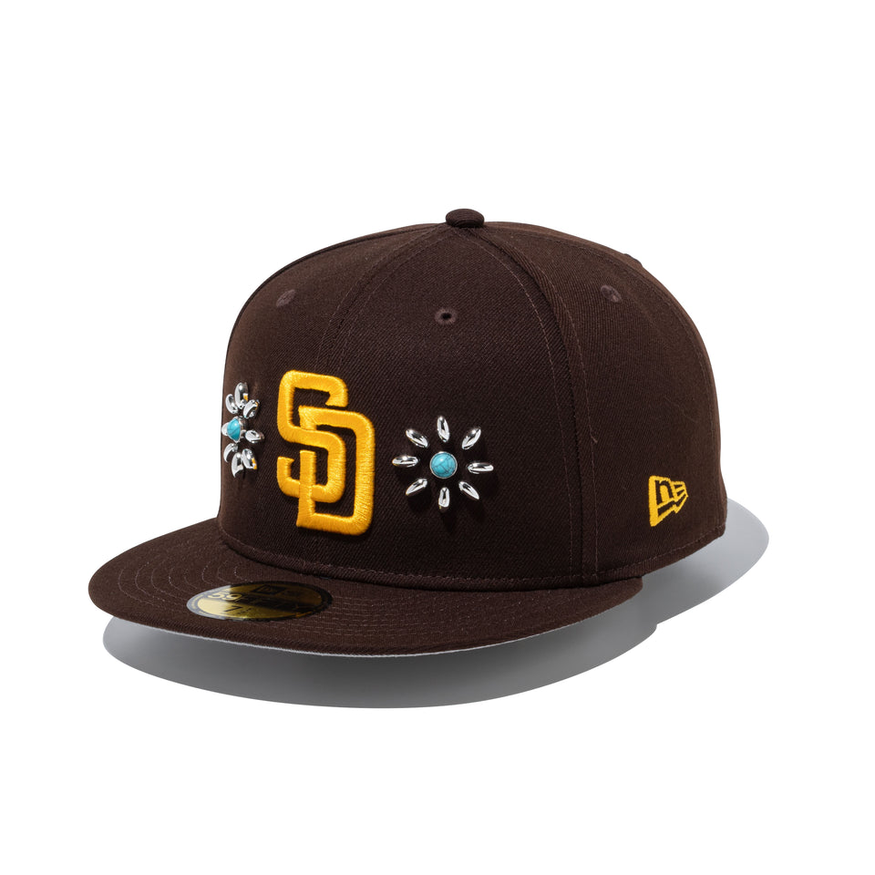 59FIFTY Studs サンディエゴ・パドレス バーントウッド | ニューエラ