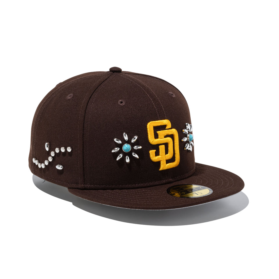 59FIFTY Studs サンディエゴ・パドレス バーントウッド