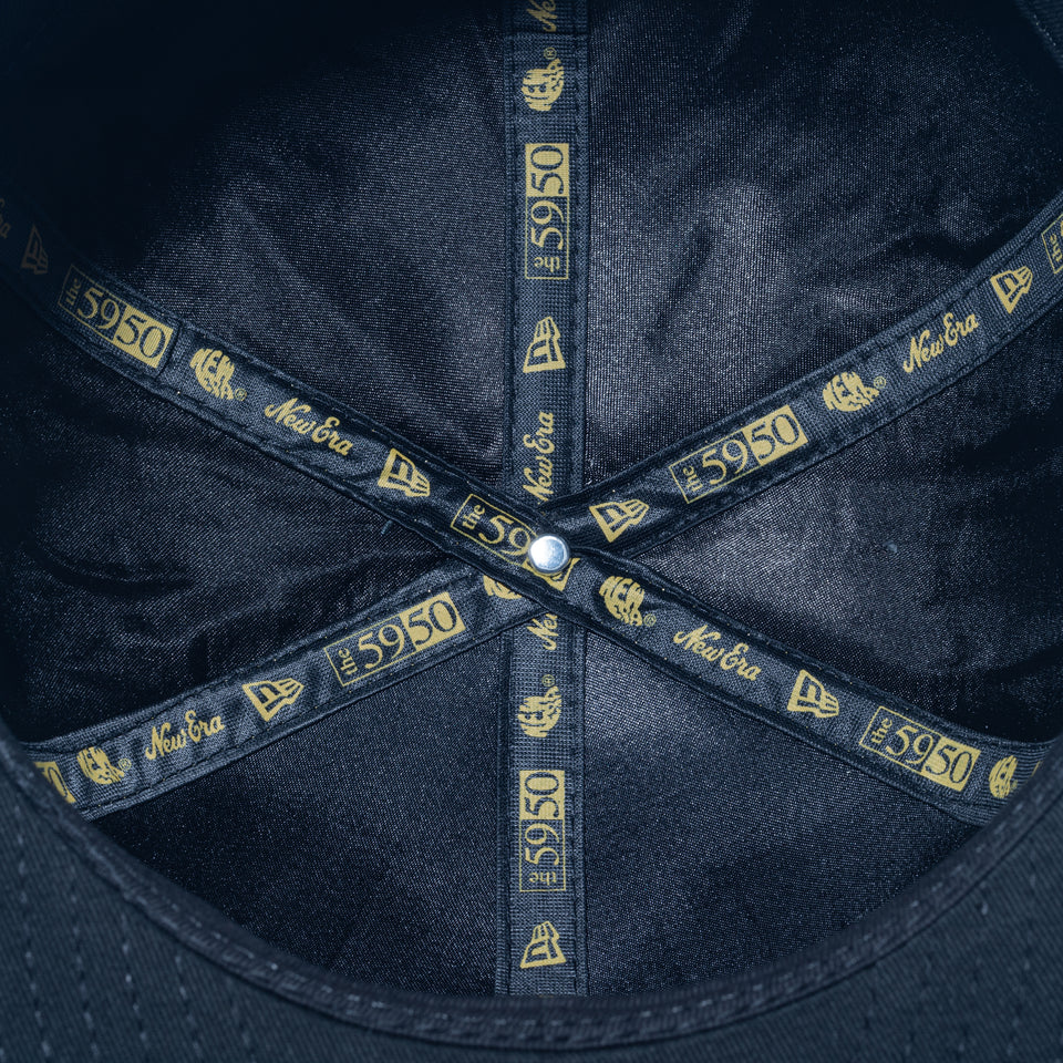 59FIFTY 59FIFTY DAY Memorial Collection クラシックロゴ ステッカー オールオーバーエンブロイダリー ブラック