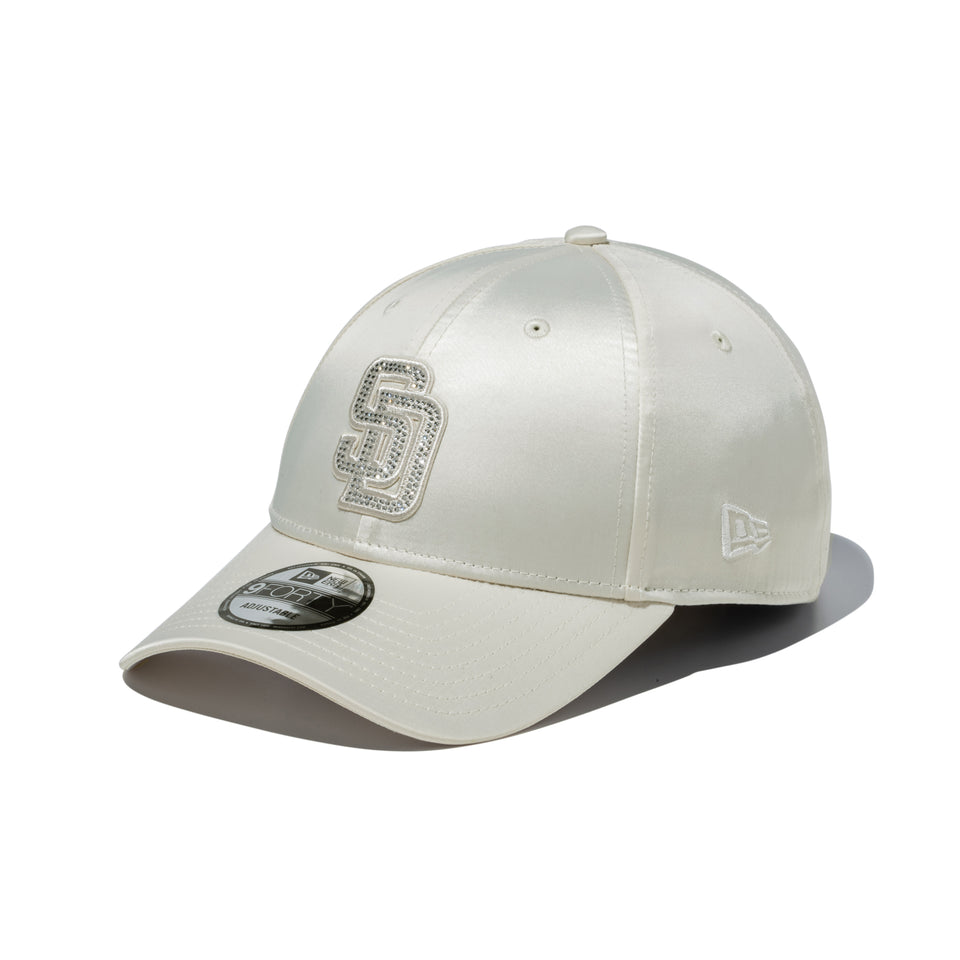 【新品タグ付】NEWERA ニューエラ White Day ラインストーン 9FORTY White Day Rhinestone ラインストーン サンディエゴ・パドレス