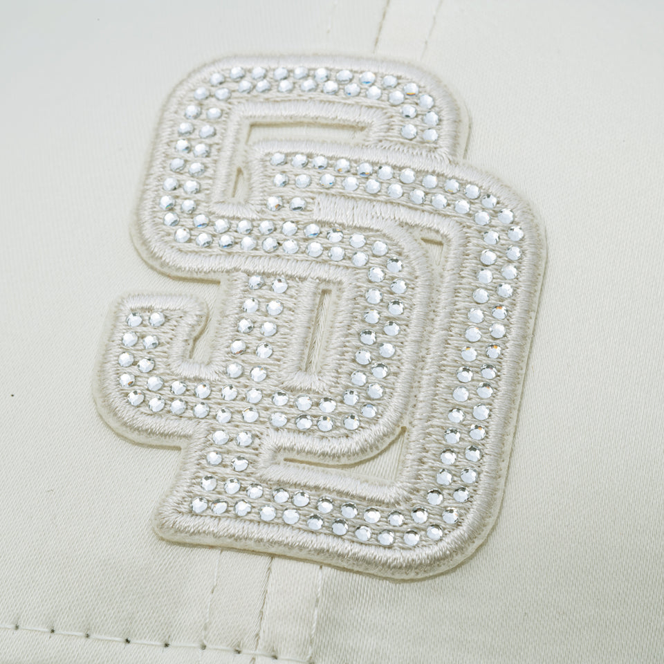 9FORTY White Day Rhinestone ラインストーン サンディエゴ・パドレス クローム
