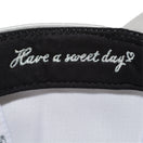 9FORTY White Day Rhinestone ラインストーン クラシックロゴ クローム
