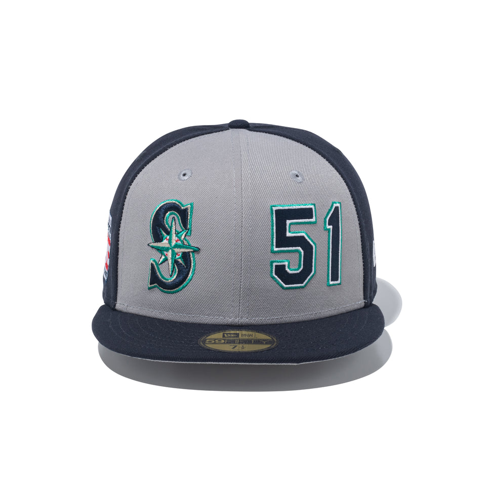 59FIFTY Hall of Fame 2025 Ichiro Suzuki シアトル・マリナーズ グレー/ネイビー