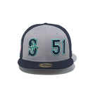 59FIFTY Hall of Fame 2025 Ichiro Suzuki シアトル・マリナーズ グレー/ネイビー