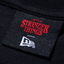 半袖 オーバーサイズド コットン Tシャツ NETFLIX STRANGER THINGS ストレンジャー・シングス Eleven ブラック