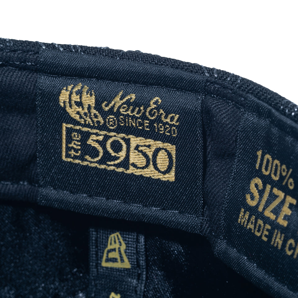 59FIFTY 59FIFTY DAY Memorial Collection クラシックロゴ キャップ オールオーバーエンブロイダリー ブラック