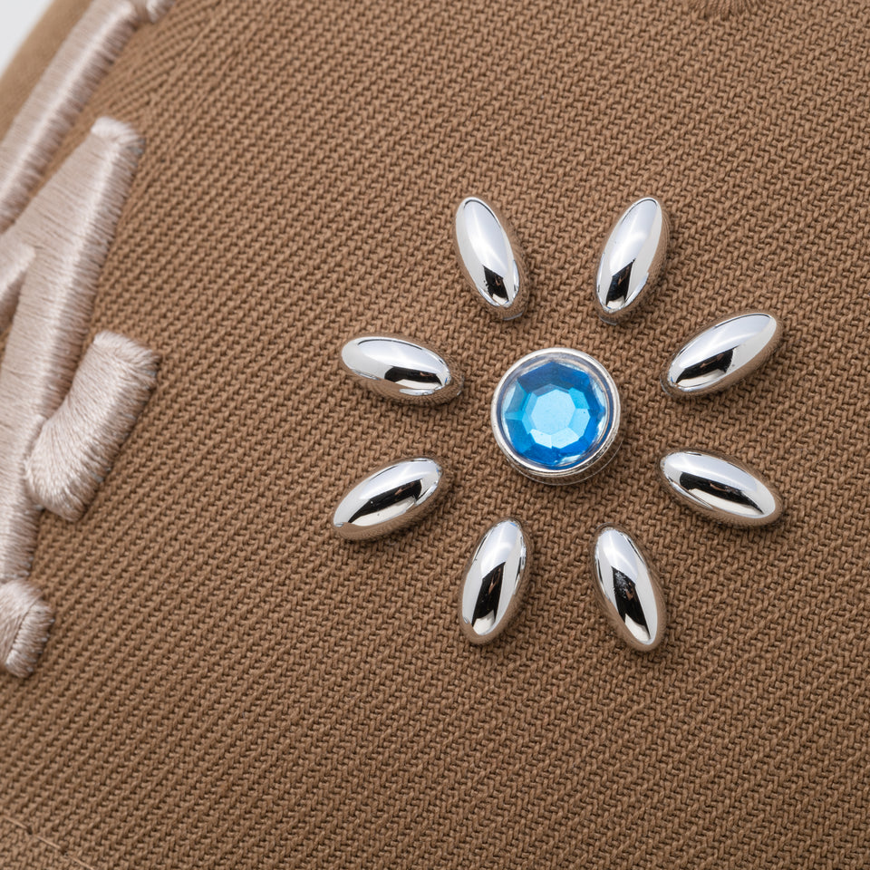 9FORTY Studs ロサンゼルス・ドジャース カーキ