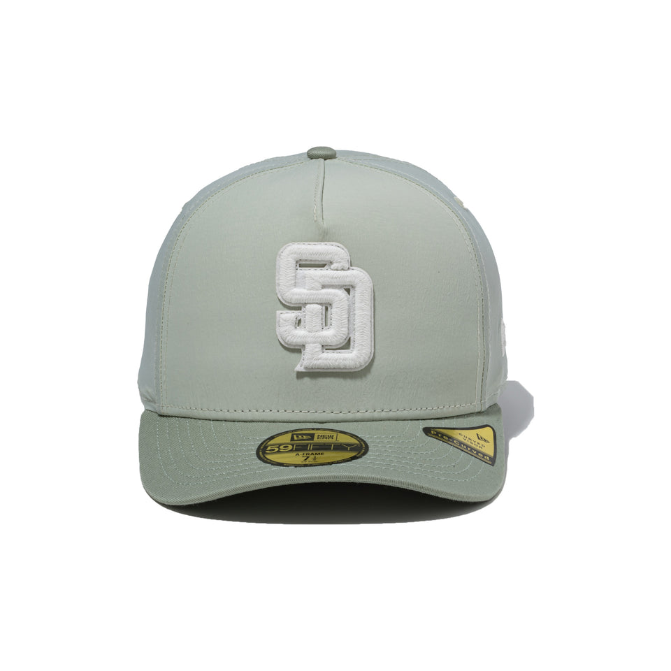 PC 59FIFTY A-Frame Crinkle サンディエゴ・パドレス エメラルドグリーン