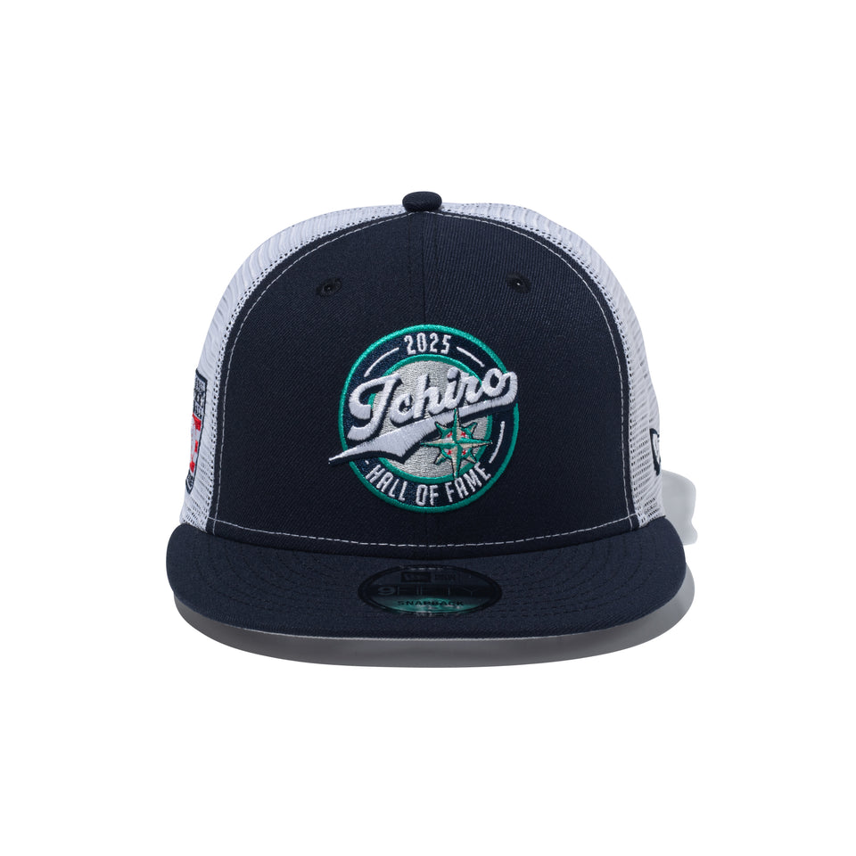 9FIFTY トラッカー Hall of Fame 2025 Ichiro Suzuki シアトル・マリナーズ パッチ ネイビー/ホワイト