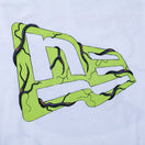 長袖 オーバーサイズド コットン Tシャツ NETFLIX STRANGER THINGS ストレンジャー・シングス Cap graphic ホワイト