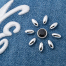 9FORTY Studs クラシックロゴ ウォッシュドデニム