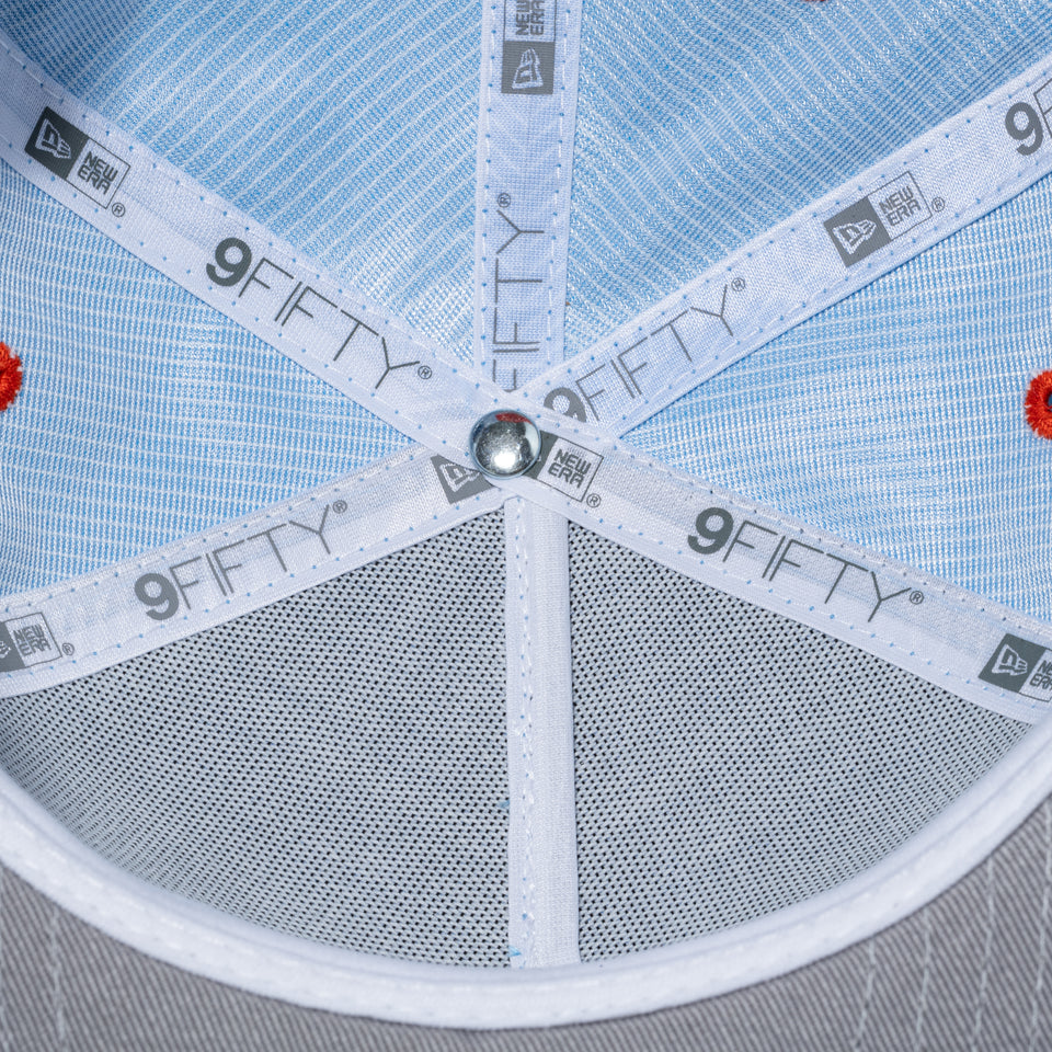 9FIFTY A-Frame Pinstripe Ripstop サンディエゴ・パドレス ライトブルー