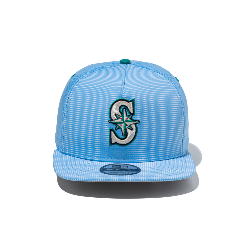 9FIFTY A-Frame Pinstripe Ripstop シアトル・マリナーズ ライトブルー
