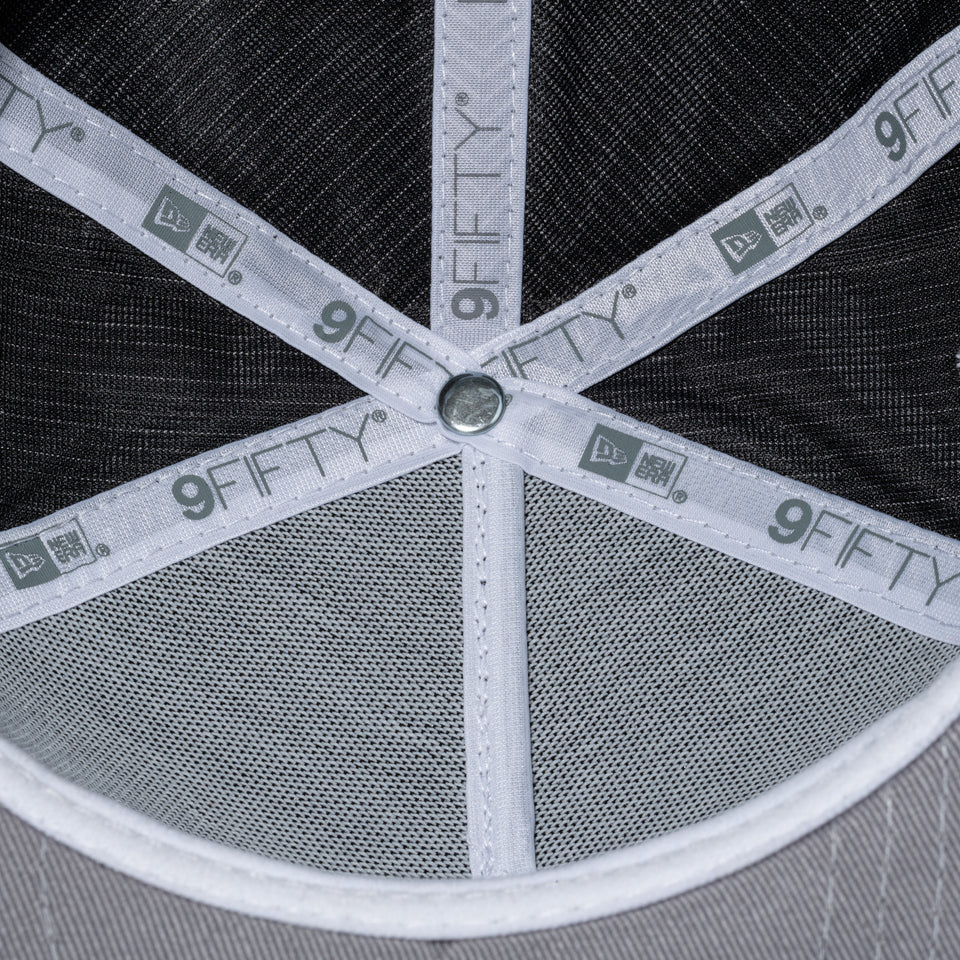 9FIFTY A-Frame Pinstripe Ripstop ニューヨーク・ヤンキース グレー