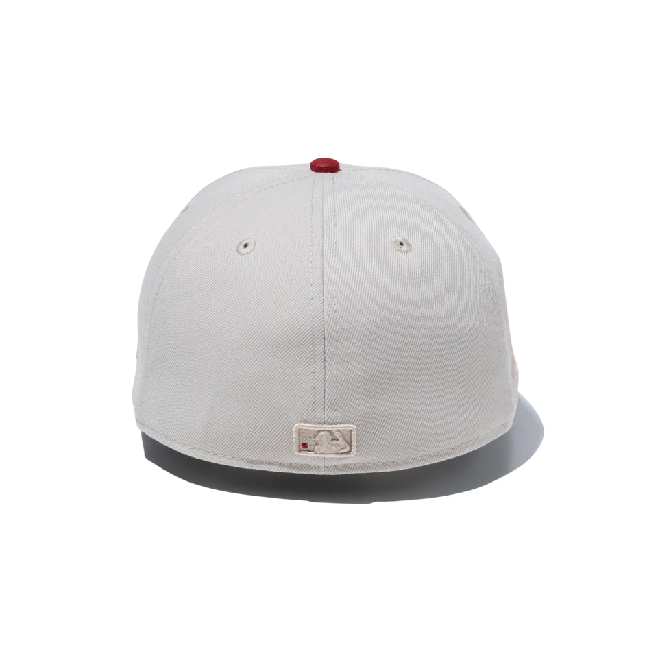 59FIFTY Rising Sun ニューヨーク・ヤンキース ストーン レッドバイザー