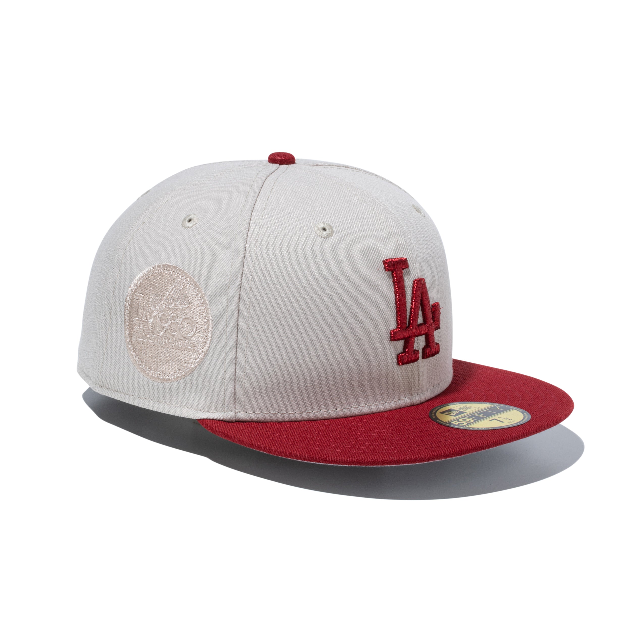 59FIFTY Rising Sun ロサンゼルス・ドジャース ストーン レッド