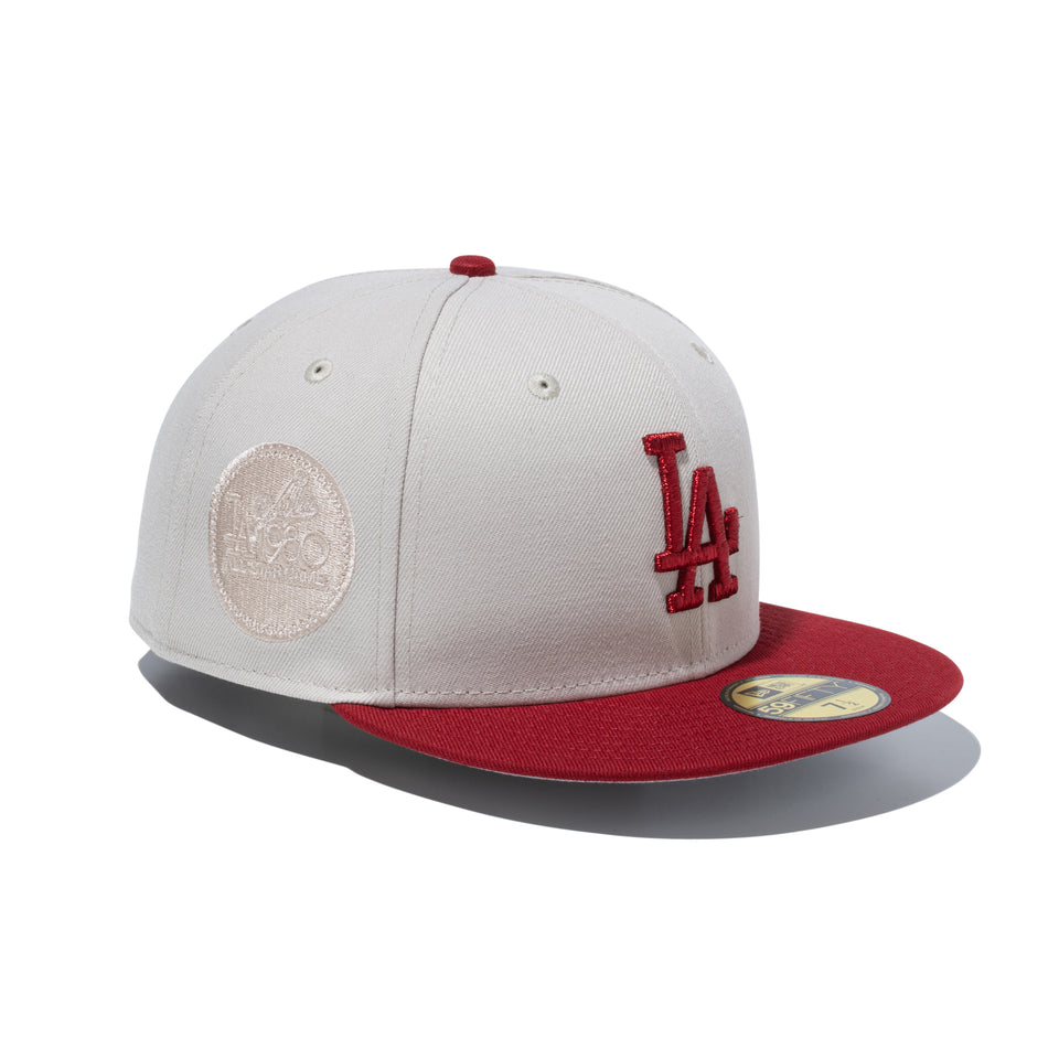 59FIFTY Rising Sun ロサンゼルス・ドジャース ストーン レッド