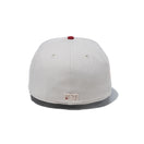 59FIFTY Rising Sun ロサンゼルス・ドジャース ストーン レッドバイザー