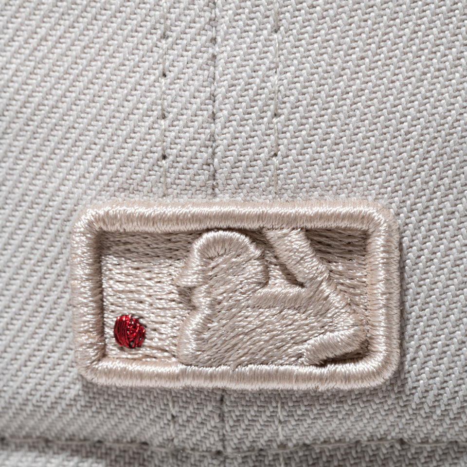 59FIFTY Rising Sun ロサンゼルス・ドジャース ストーン レッドバイザー