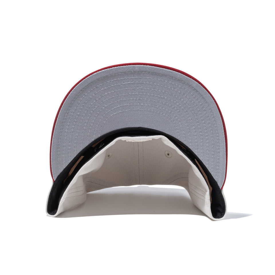 59FIFTY Rising Sun ボストン・レッドソックス ストーン レッドバイザー