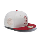 59FIFTY Rising Sun ボストン・レッドソックス ストーン レッドバイザー