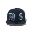 59FIFTY Hall of Fame 2025 Ichiro Suzuki シアトル・マリナーズ パッチ ネイビー