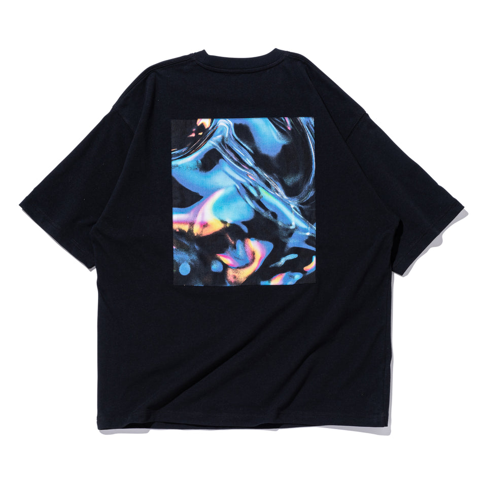 半袖 オーバーサイズド コットン Tシャツ 落合陽一 x 永樂屋 ブラック