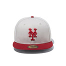 59FIFTY Rising Sun ニューヨーク・メッツ ストーン レッドバイザー