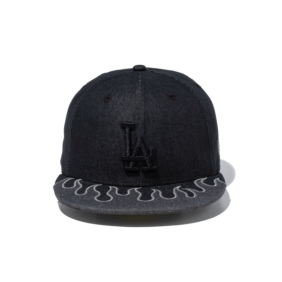 59FIFTY Denim Flame ロサンゼルス・ドジャース ブラック