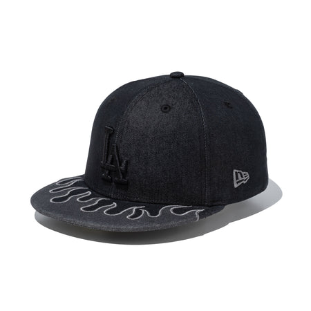 59FIFTY Denim Flame ロサンゼルス・ドジャース ブラック | ニューエラ