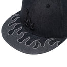 59FIFTY Denim Flame ロサンゼルス・ドジャース ブラック